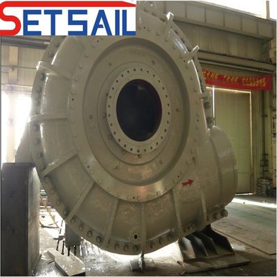 Bomba de dragado de arena fluvial multifunción para dragado de succión de cortador a 380V de voltaje