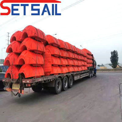 Material HDPE redondo duradero de dragado tubo de aspiración de arena Pago inicial Pago completo